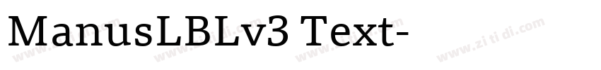 ManusLBLv3 Text字体转换